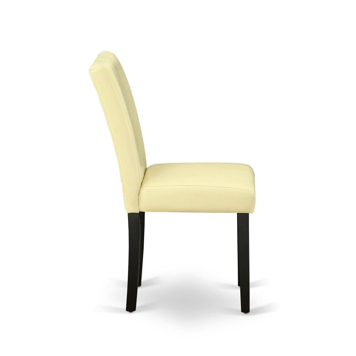 Eggnog Faux Leather Upholstered Dining Chairs Set of 2 S650