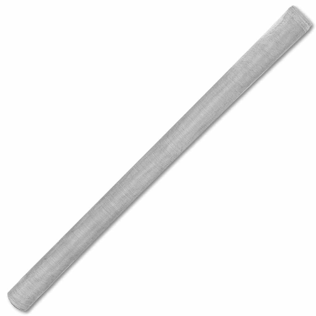 Aluminum Mesh 39.4x196.9 Inches Silver E194