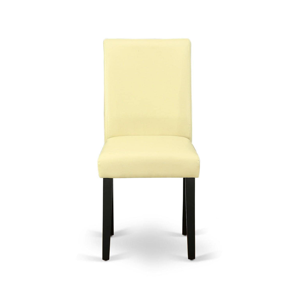 Eggnog Faux Leather Upholstered Dining Chairs Set of 2 S650