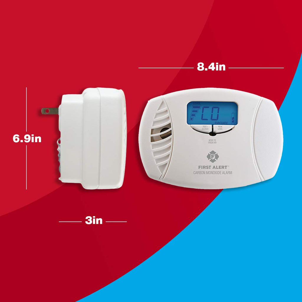 Plug in Carbon Monoxide Alarm with Digital Display S498527