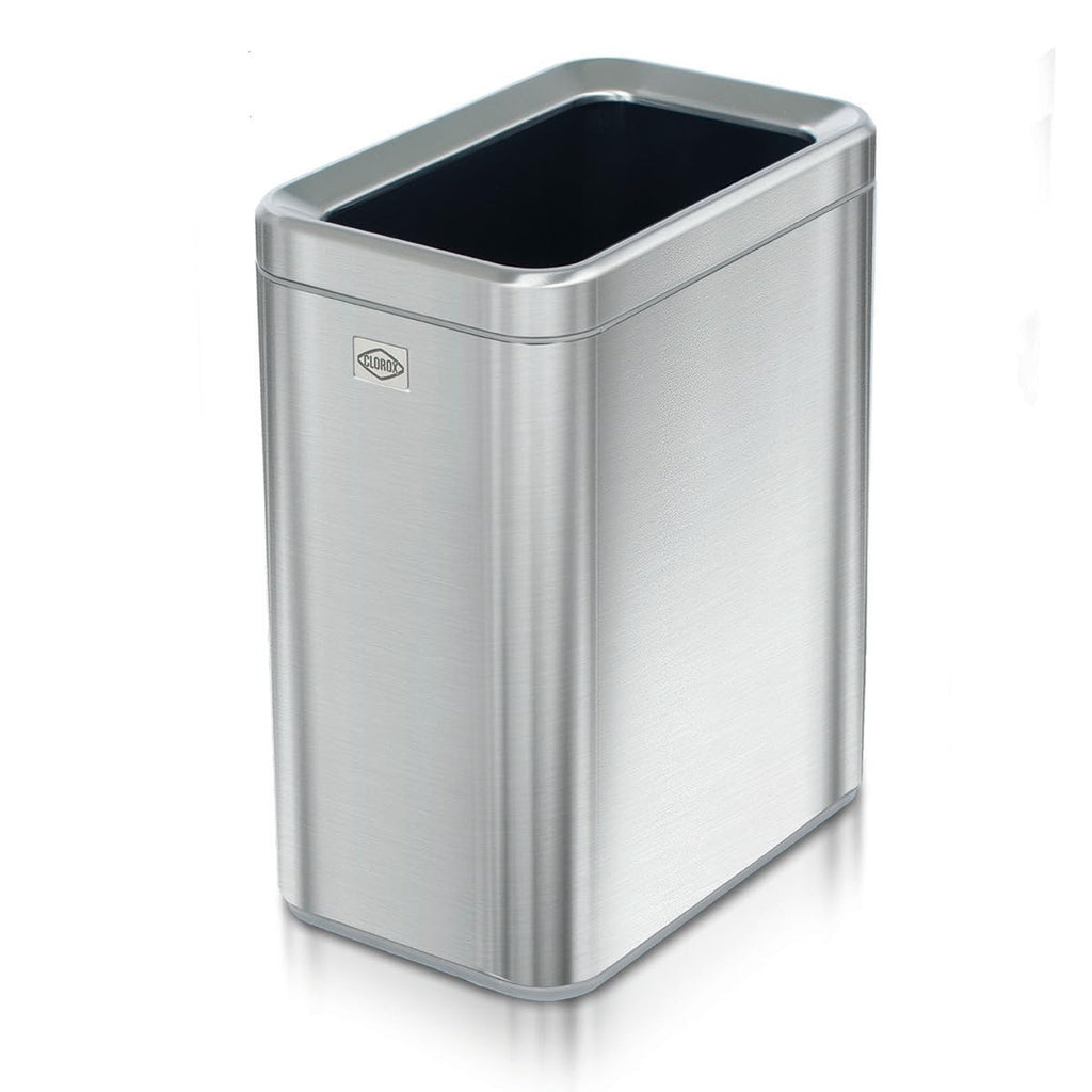 2.6 Gallon Stainless Steel Slim Trash Can with Removable Bucket I197