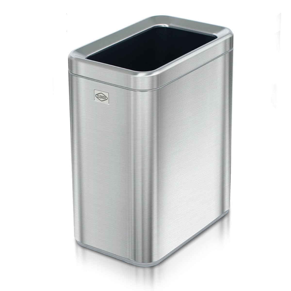 2.6 Gallon Stainless Steel Slim Trash Can with Removable Bucket I197