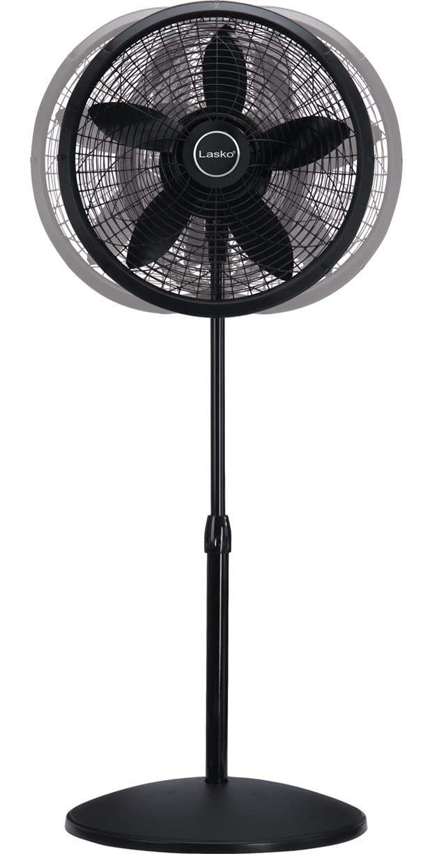 Adjustable Pedestal Fan 18” Black E5341