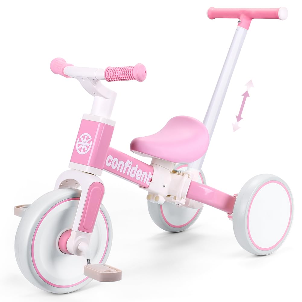 Tricycle for Toddlers 1-3 Year Olds, 5 in 1 Toddler Balance Bike L254032