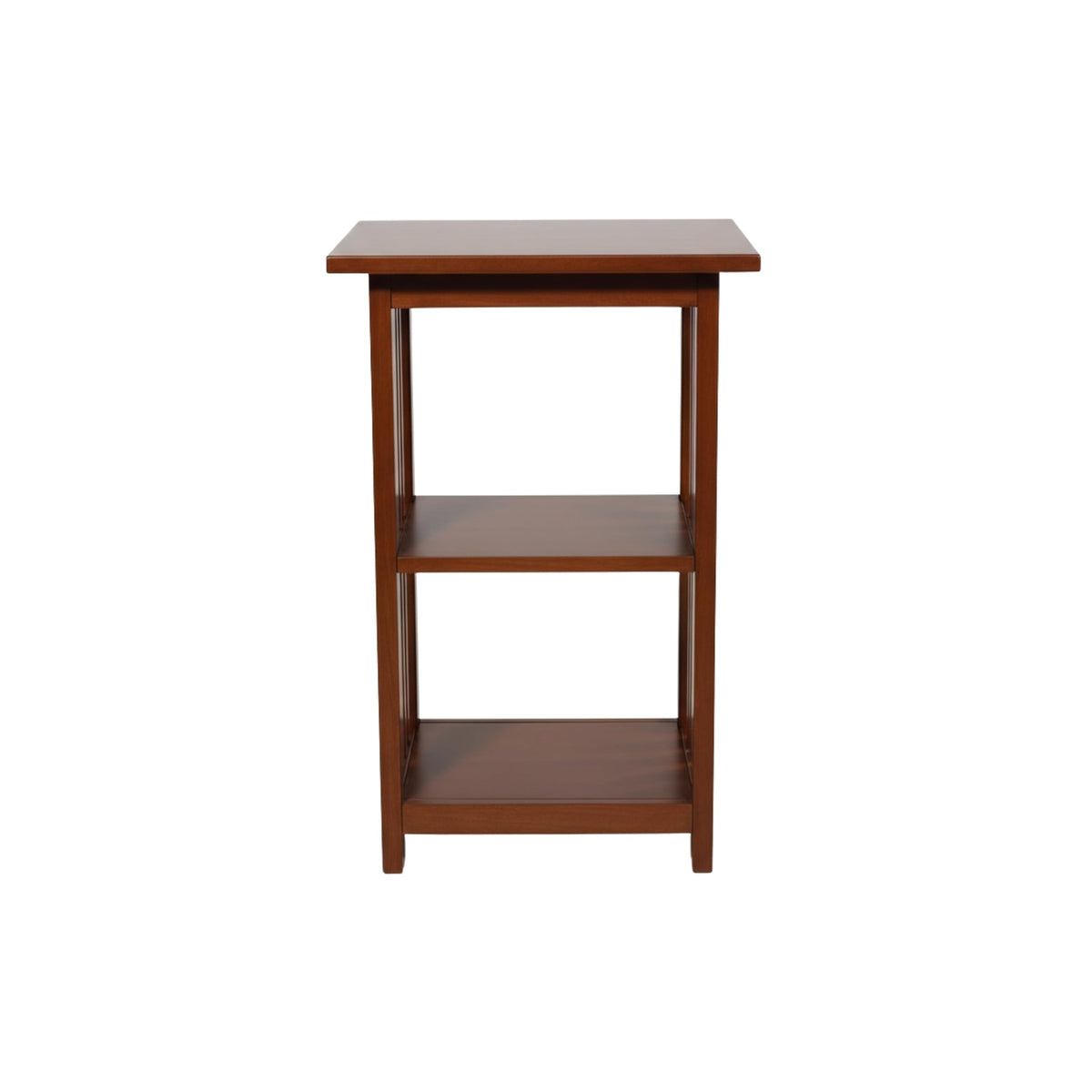 Cherry 3-Tier End Table V48122