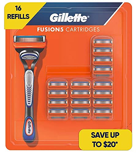 Razor Blade Refills, 16 Cartridges S59449