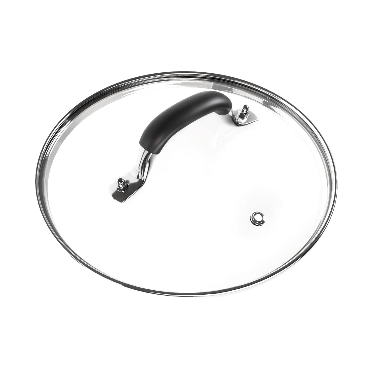 10 Inch Tempered Glass Lid with Silicone Handle W854