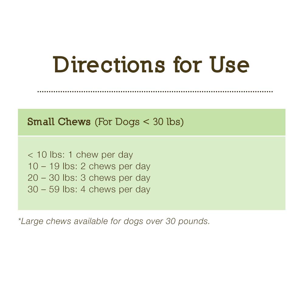Senior Dog Supplement 60ct Small Chews E477