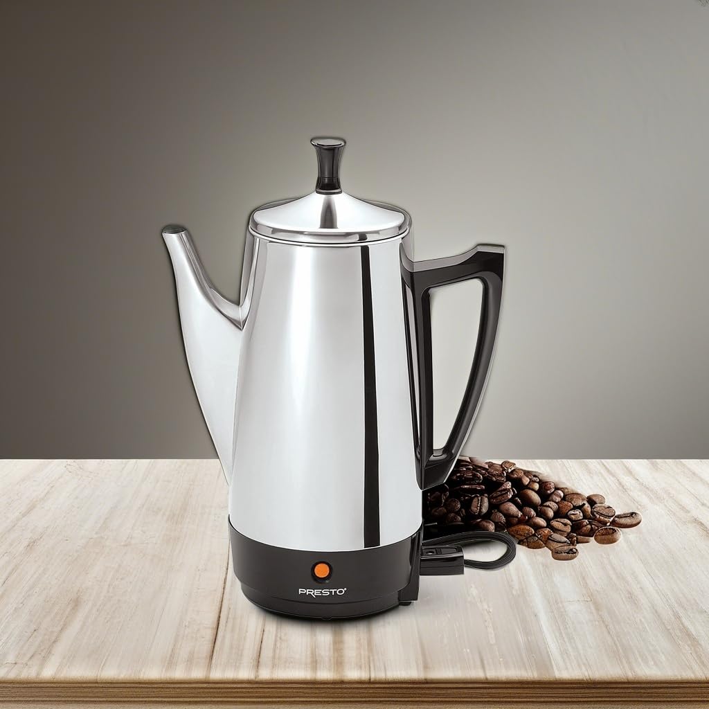12-Cup Stainless Steel Coffee Maker D8698