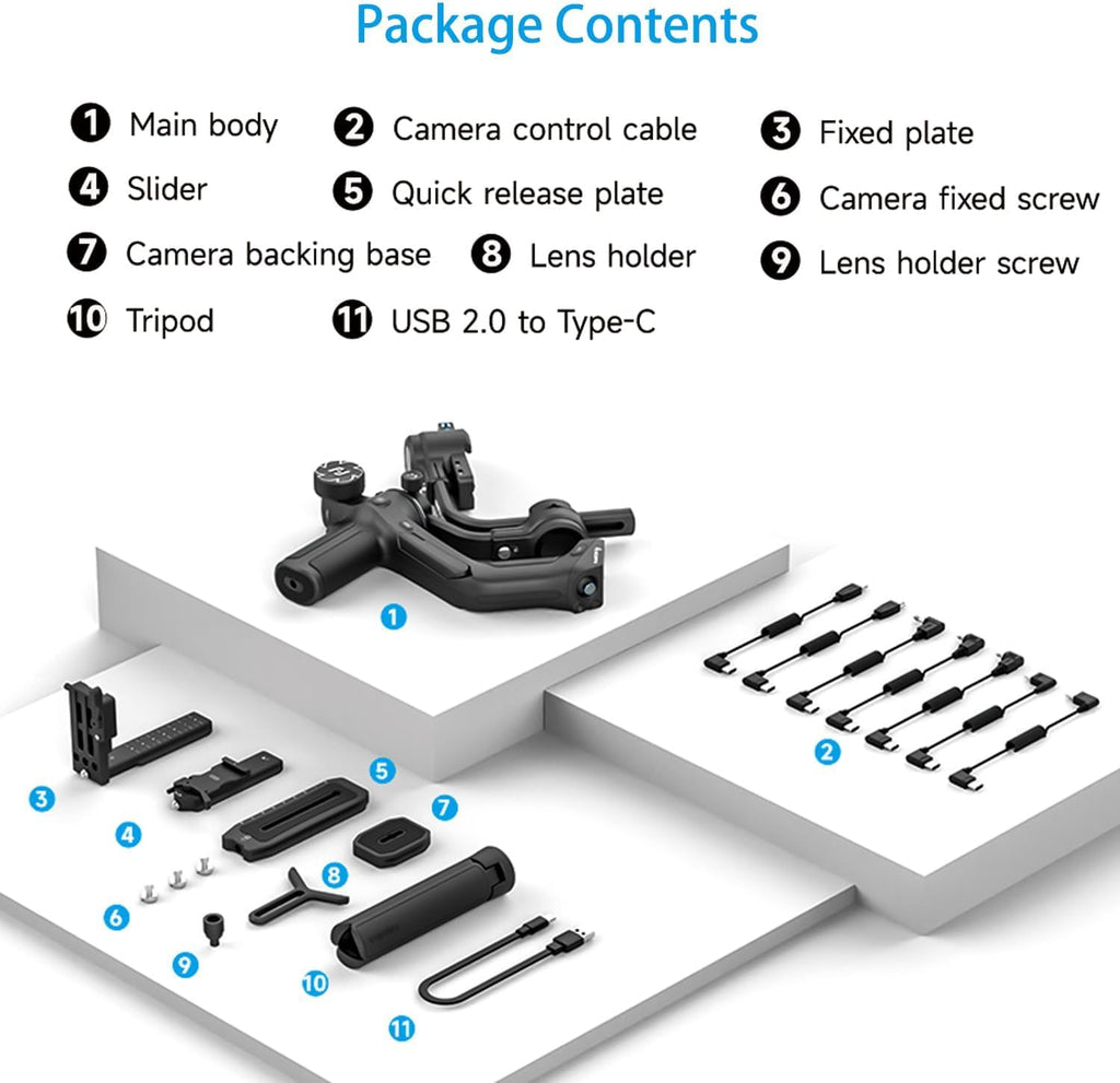 Camera Gimbal Stabilizer with AI Tracking S3025