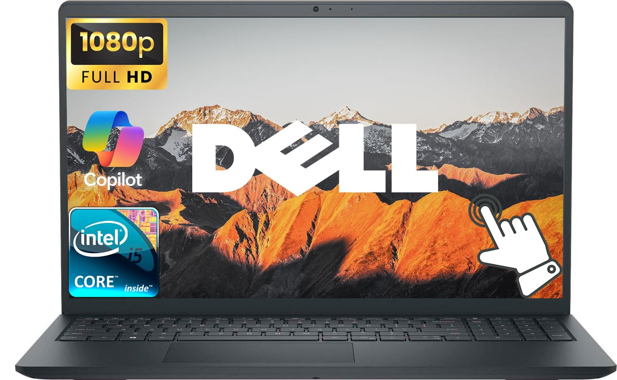 15.6" FHD Touchscreen Laptop, Windows 11 Pro, 16GB DDR5 RAM, 256GB SSD, Intel Core i5, Carbon Black B9754