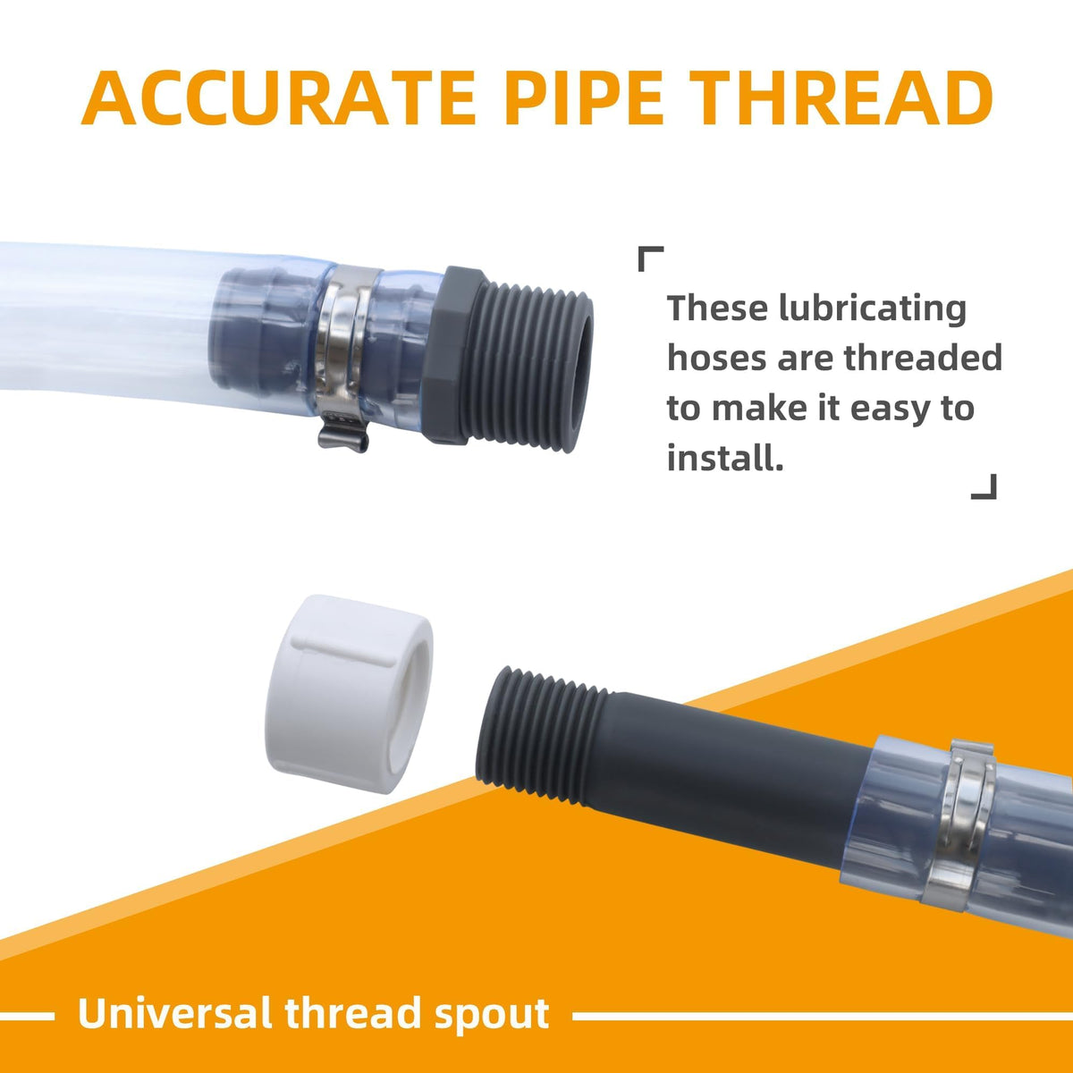 2 Pack Replacement Fuel Jug Hoses E223