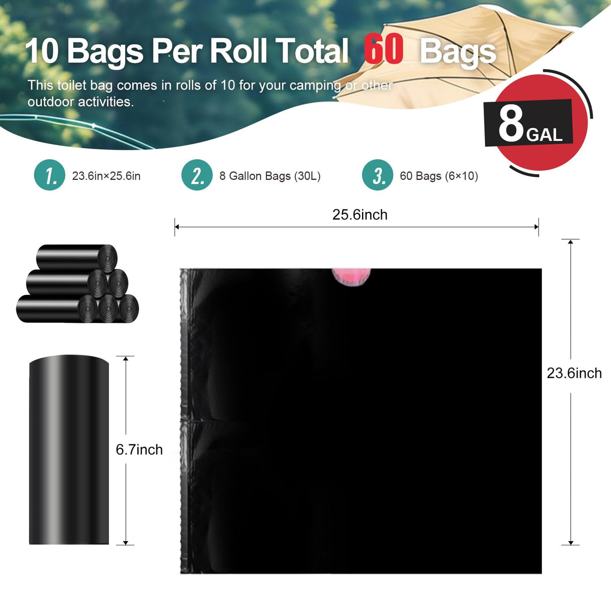 Portable Toilet Bags D18206