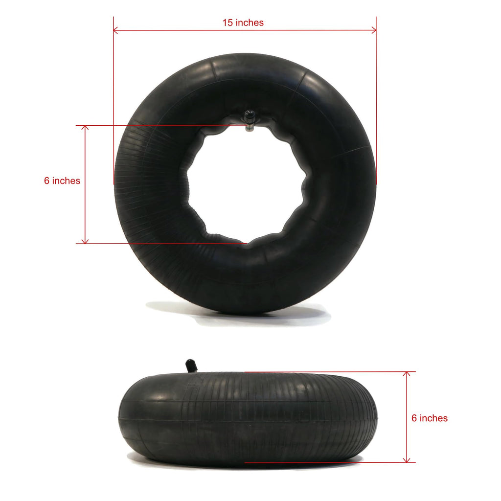 Tire Inner Tubes 15x6.00x6 TR13 Straight Valve Stem Pack of 4 Y988