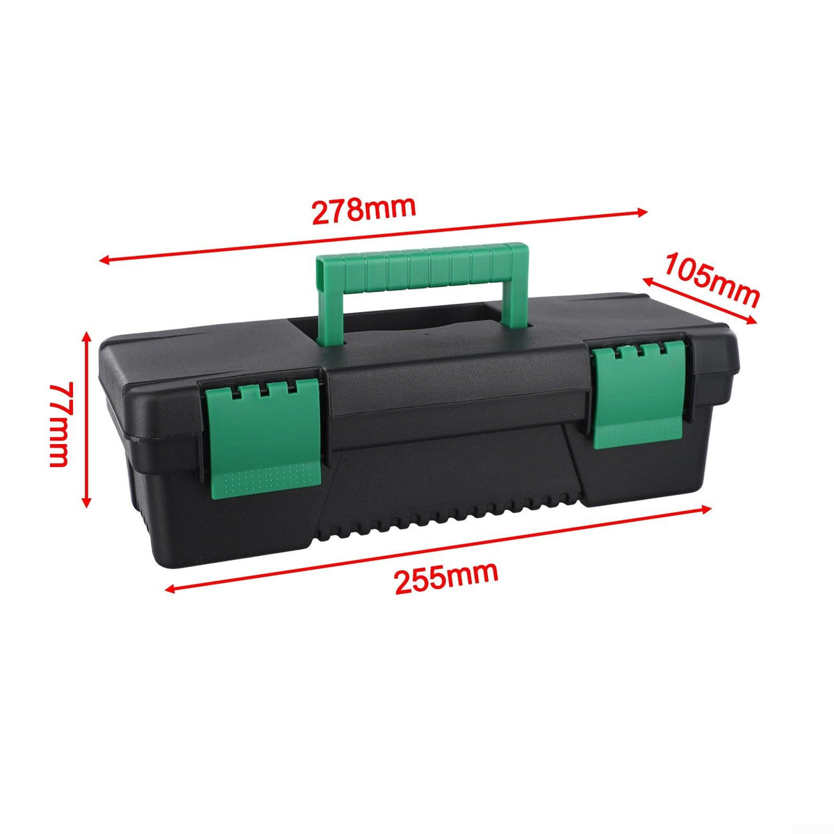 10 Inch Plastic Toolbox with Secure Latch P424518