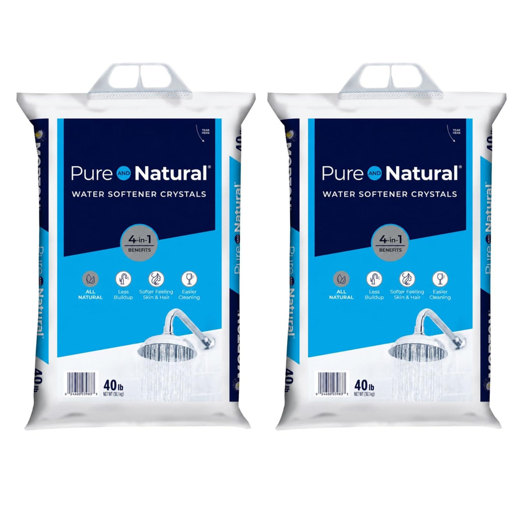 Water Softener Salt Crystals 40 lb 2 Pack R438401