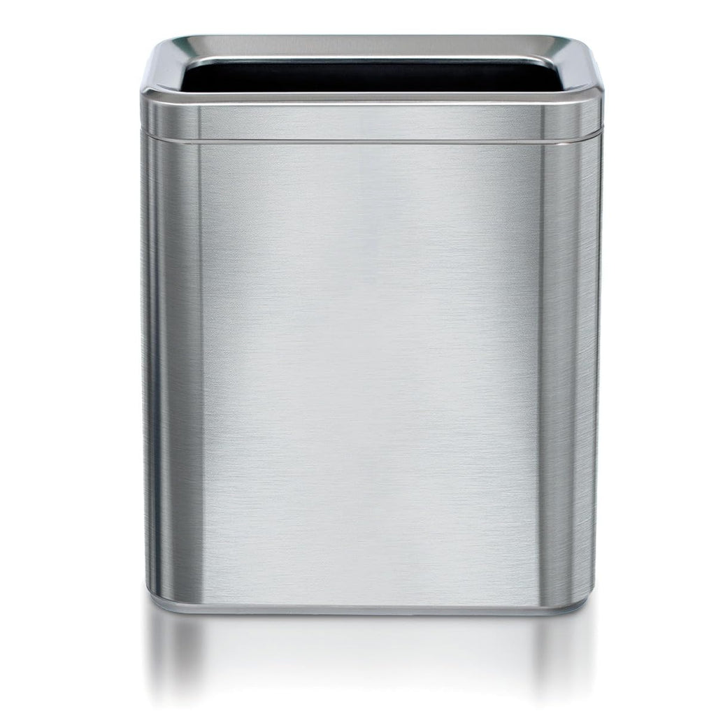 2.6 Gallon Stainless Steel Slim Trash Can with Removable Bucket I197