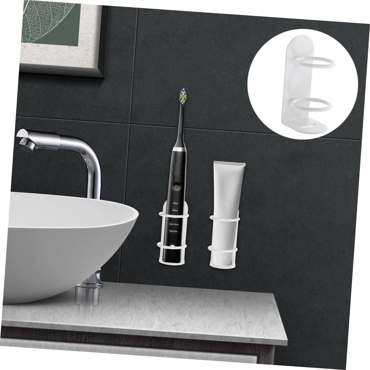 Wall Mounted Electric Toothbrush Holder 2 Pack P511289