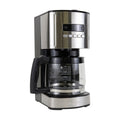 Programmable Drip Coffee Maker with Glass Pot, 12 Cup Black U8830