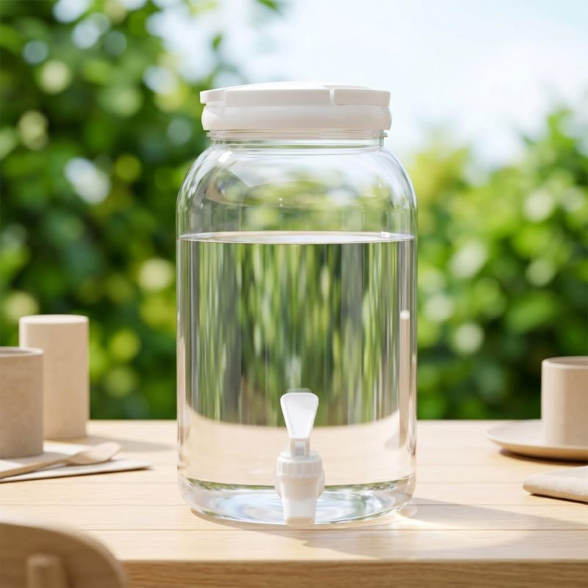 Clear 3.8L Beverage Dispenser with Spigot G6998