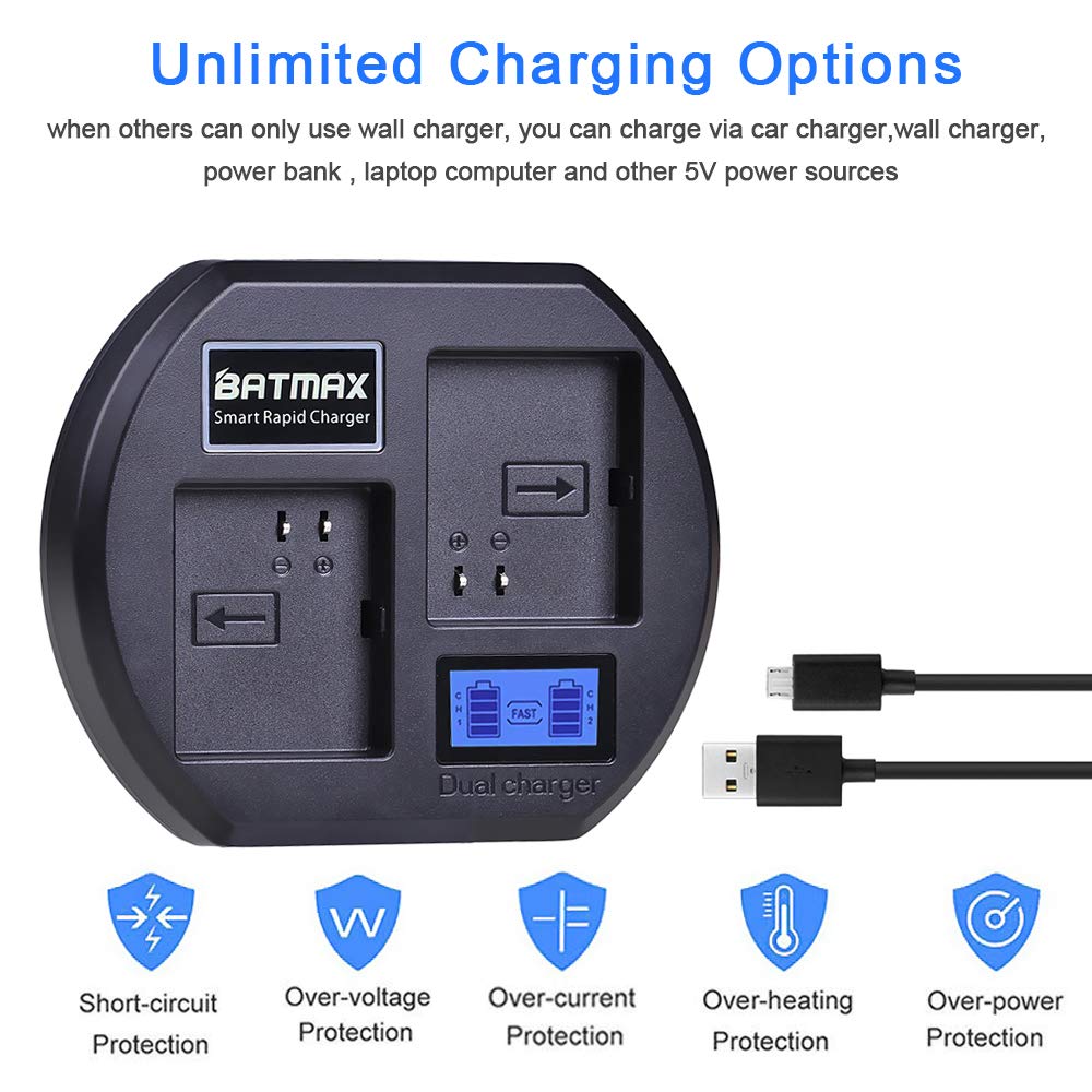 LCD Dual Battery Charger Station X69227