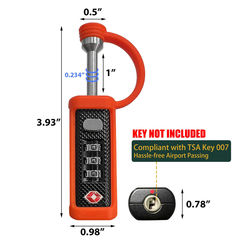 3-Dial Combo Padlock E640073