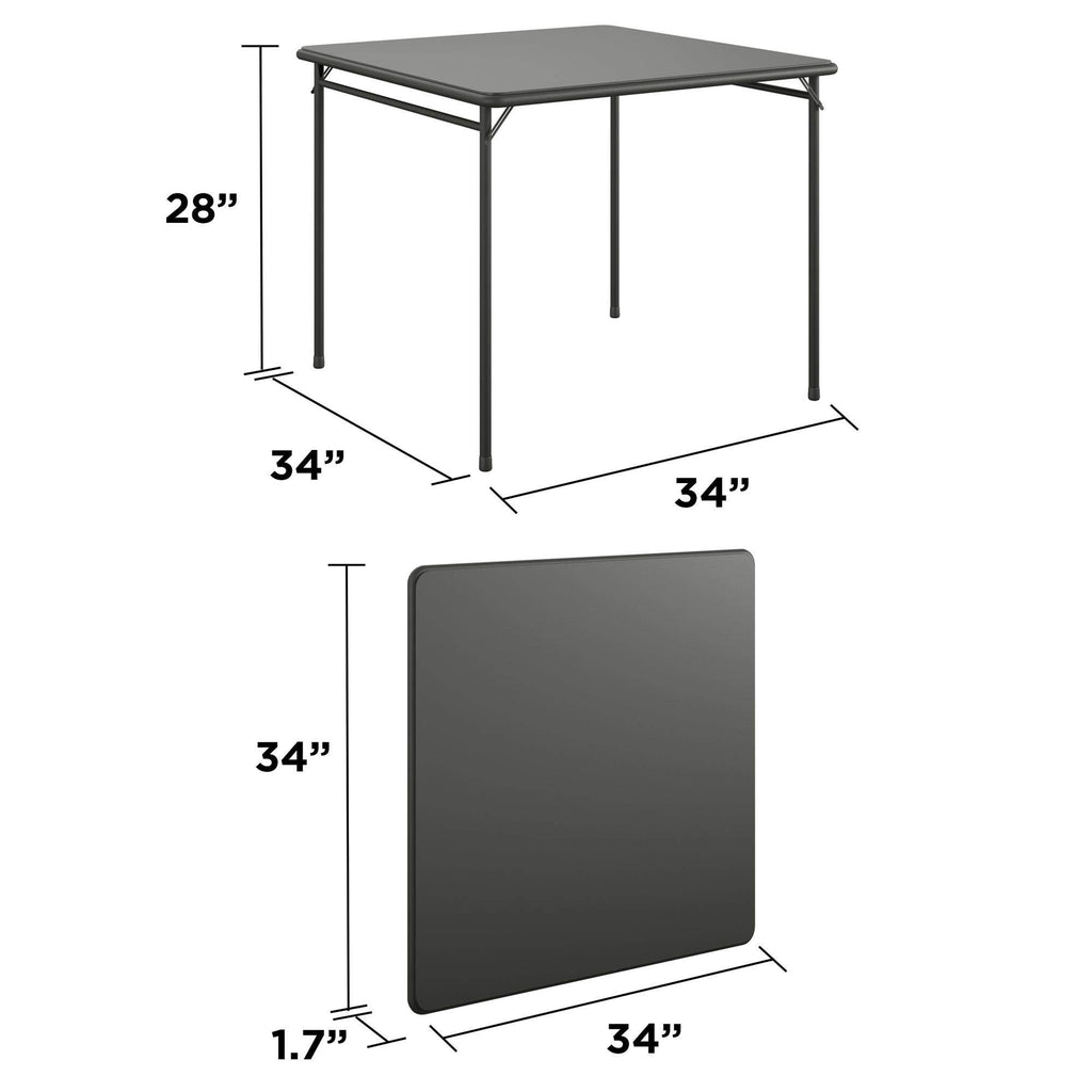 34" Square Folding Card Table D125