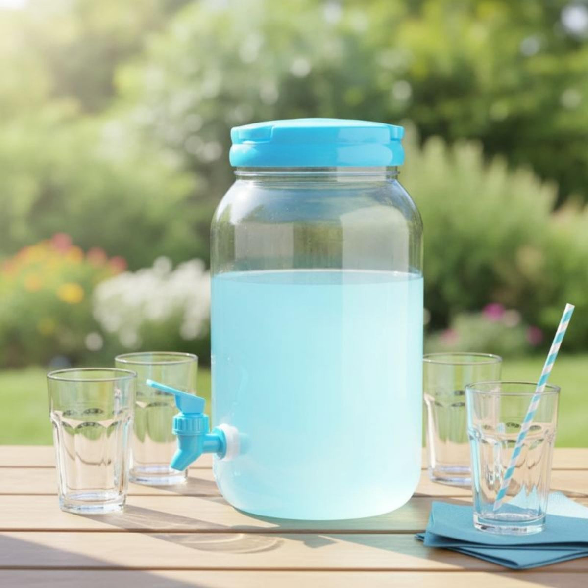 Clear 3.8L Beverage Dispenser with Spigot G6998