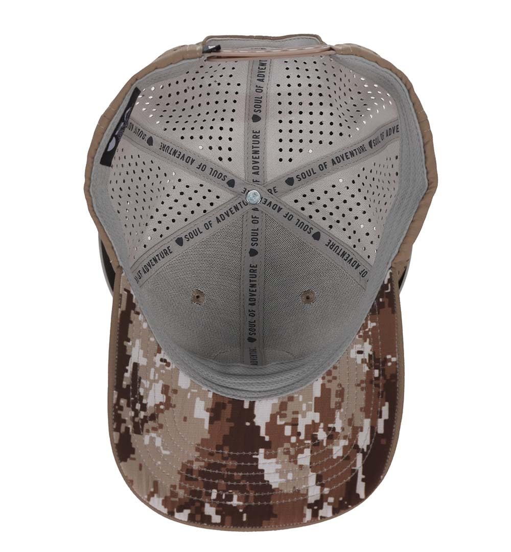Khaki Camo Trucker Hat S734