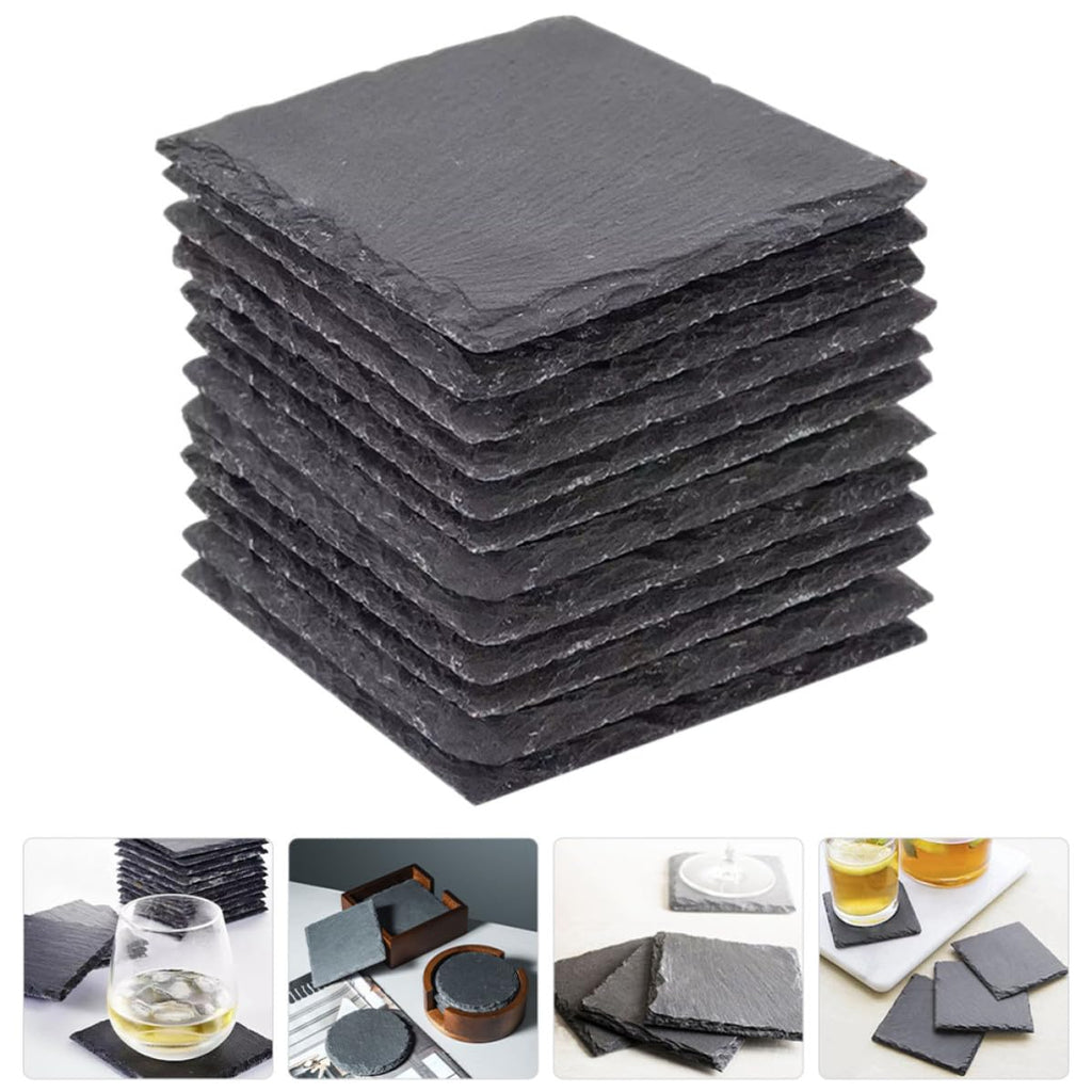 12pcs Natural Stone Coasters Set X85747