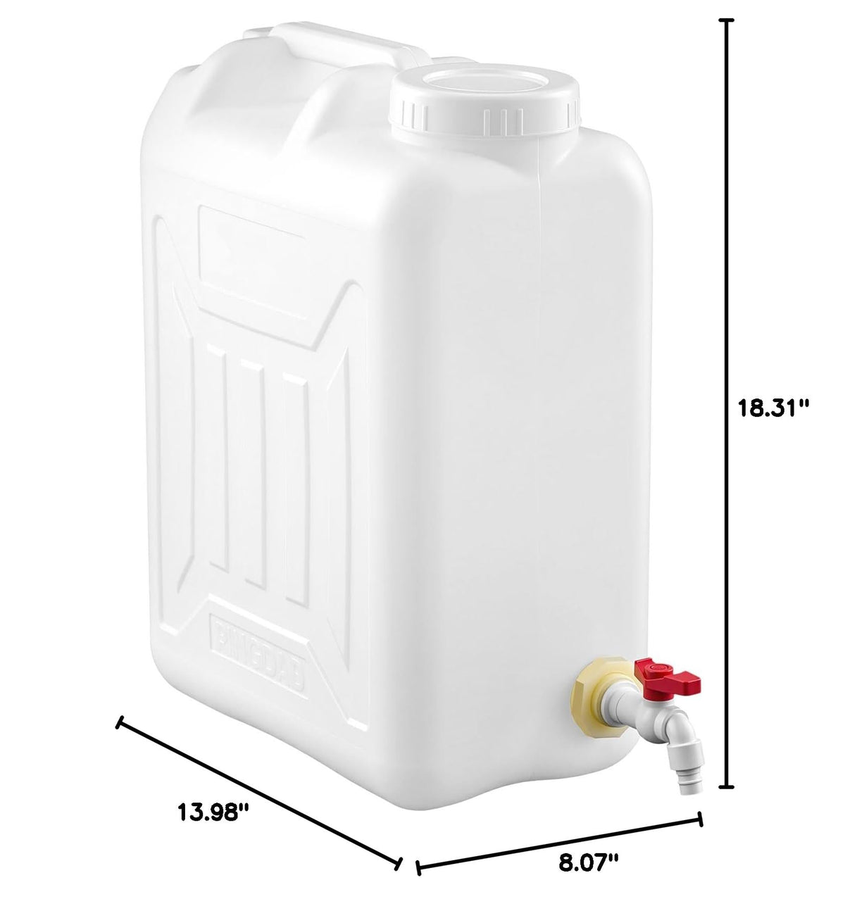 6.6 Gallon Plastic Dispenser Carboy with Faucet N977415