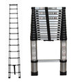 Telescopic Aluminum Ladder 14.5FT 330lbs Capacity C694
