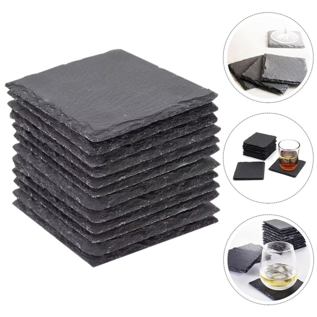 12pcs Natural Stone Coasters Set X85747