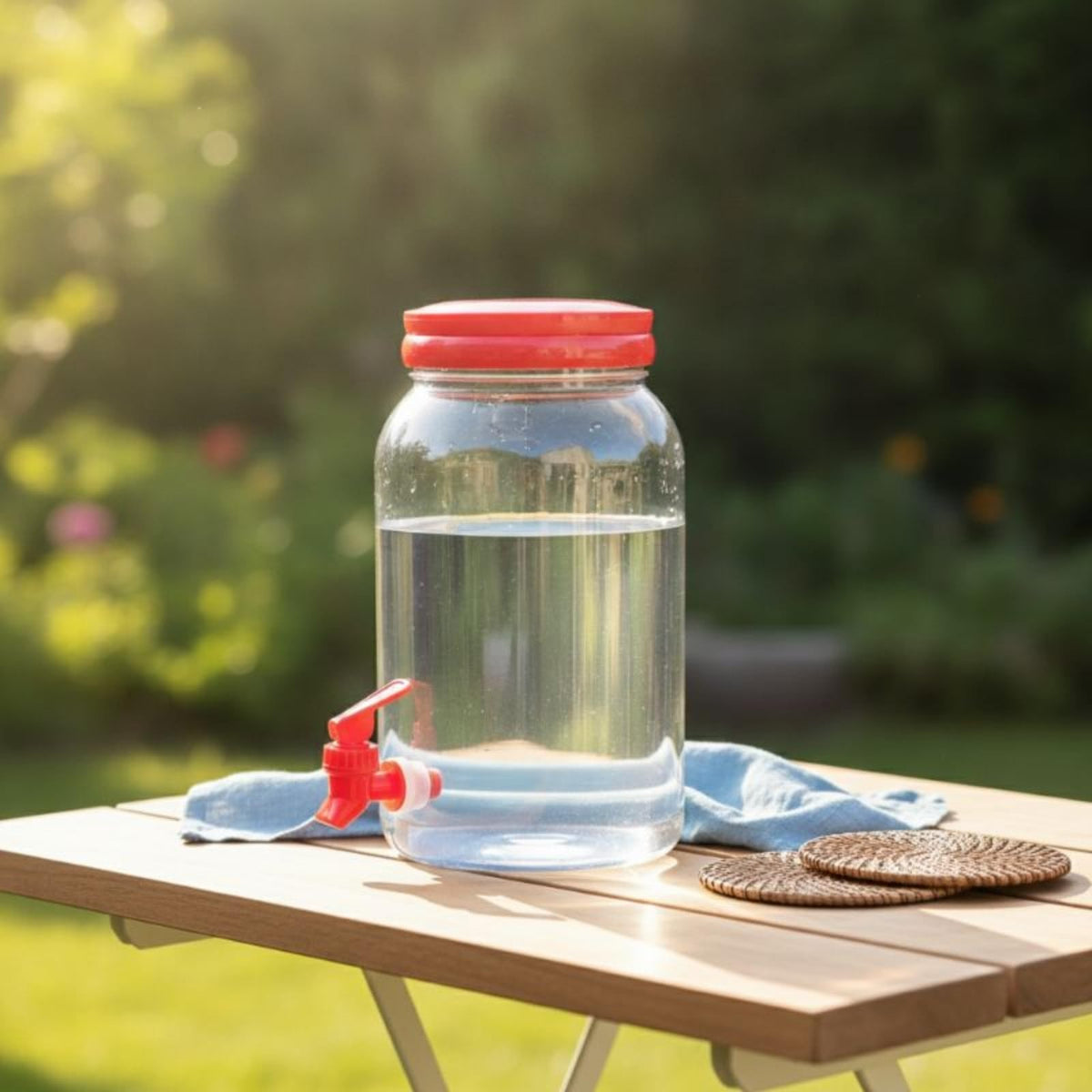 Clear 3.8L Beverage Dispenser with Spigot G6998