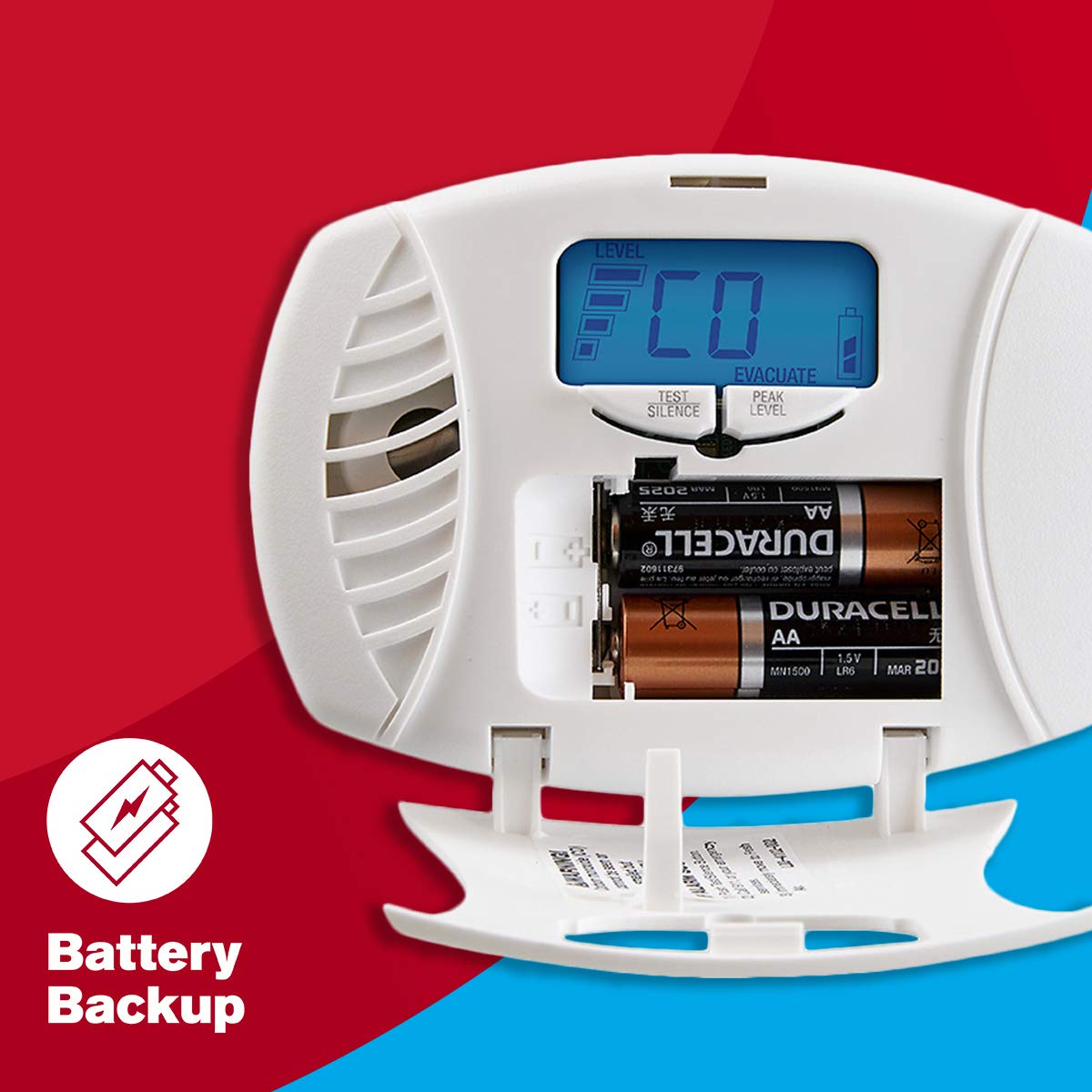 Plug in Carbon Monoxide Alarm with Digital Display S498527