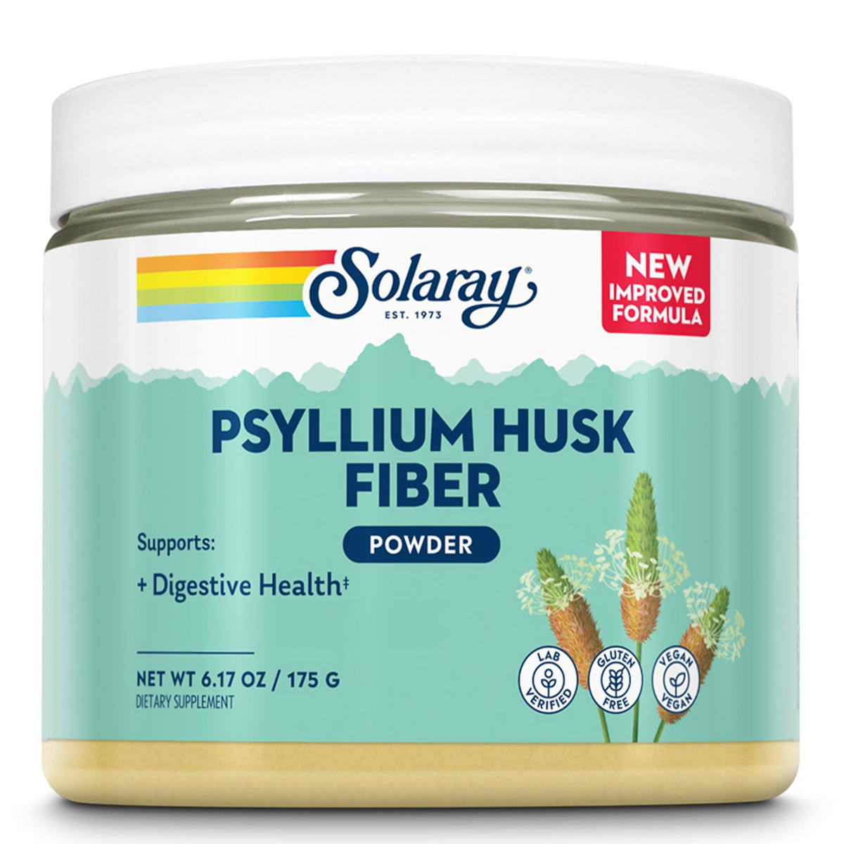 Psyllium Husk Powder Fiber Supplement 6.17 OZ F4189