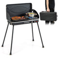 2-Burner Camping Stove with Removable Leg Stand T56598