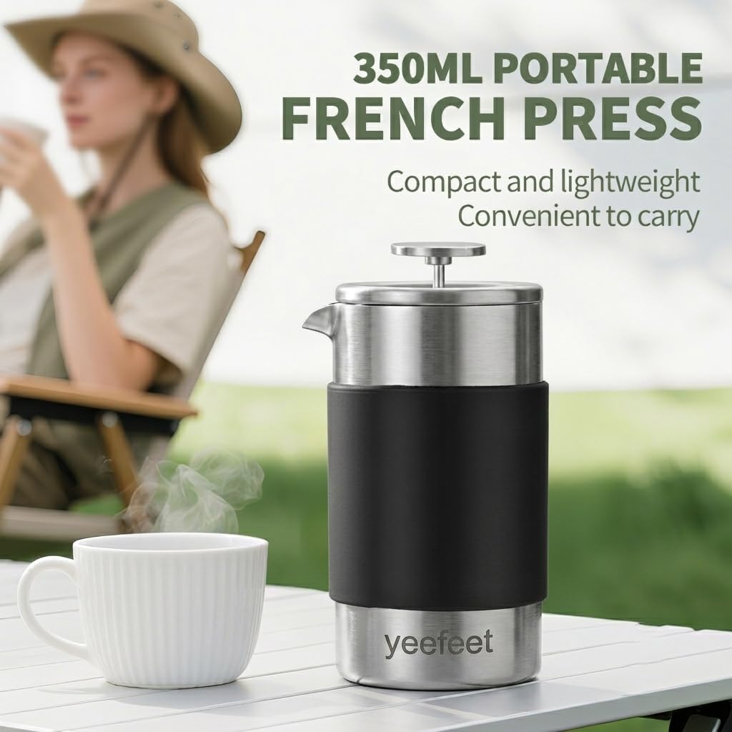 12 oz Stainless Steel French Press P119