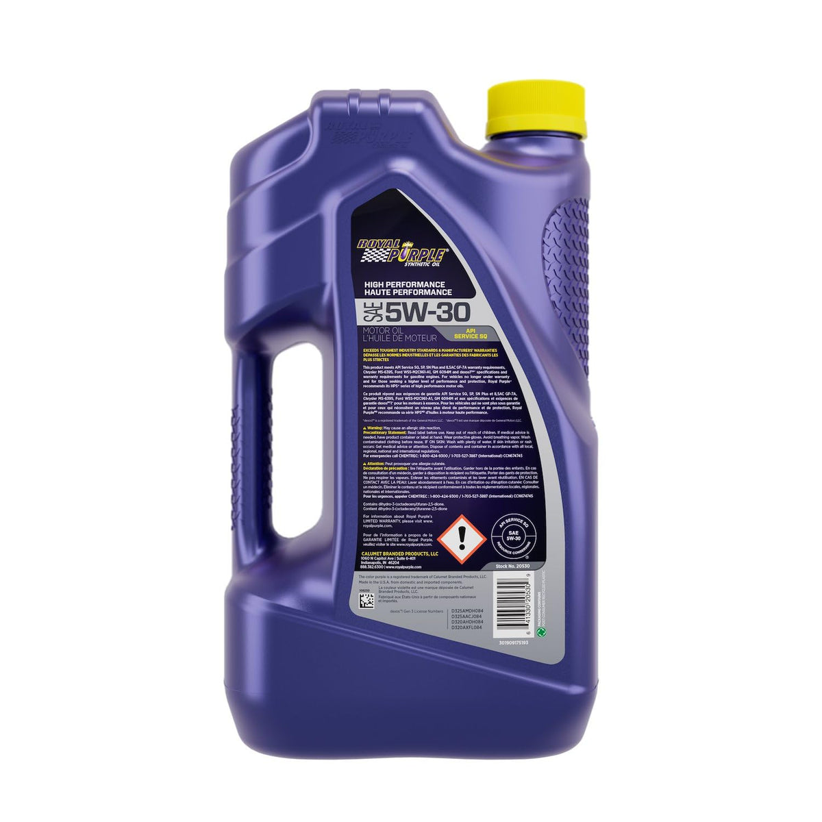 Synthetic 5W-30 Oil 5 Quart Bottle M834058