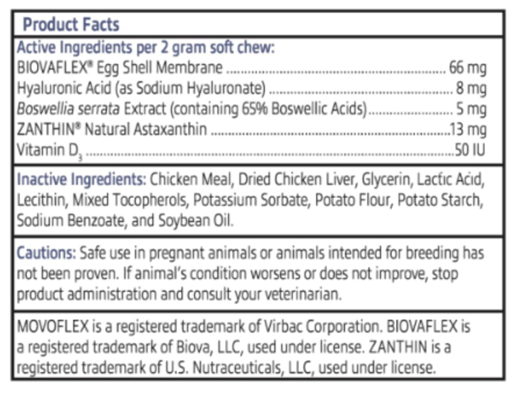 Joint Support Supplement for Dogs - 60 Soft Chews for Small Dogs A5501