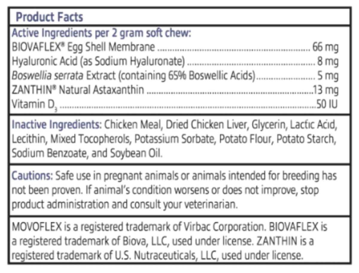 Joint Support Supplement for Dogs - 60 Soft Chews for Small Dogs A5501