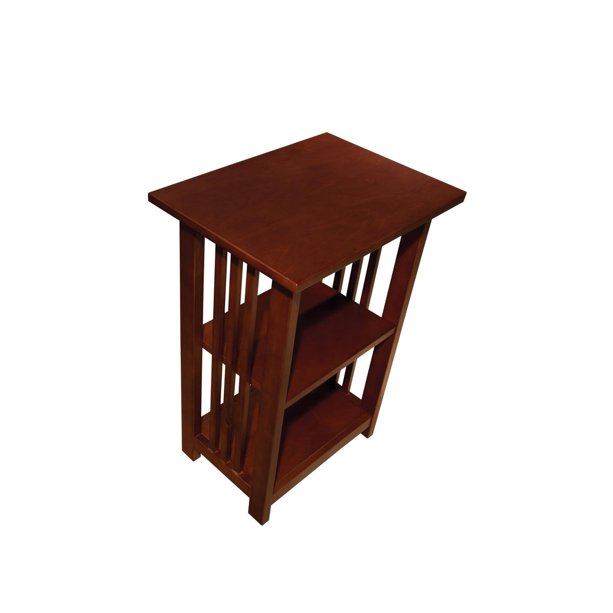 Cherry 3-Tier End Table V48122