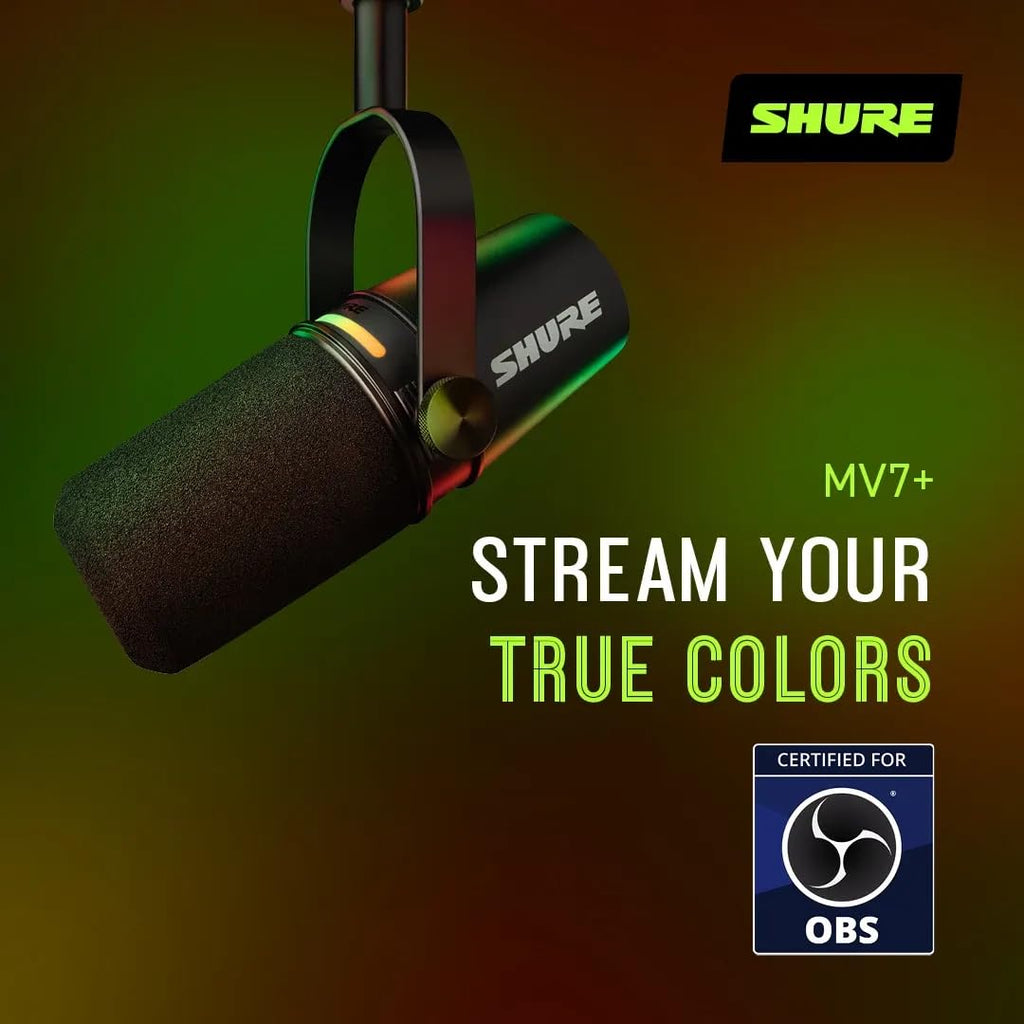 Black USB-C XLR Dynamic Microphone Z9939