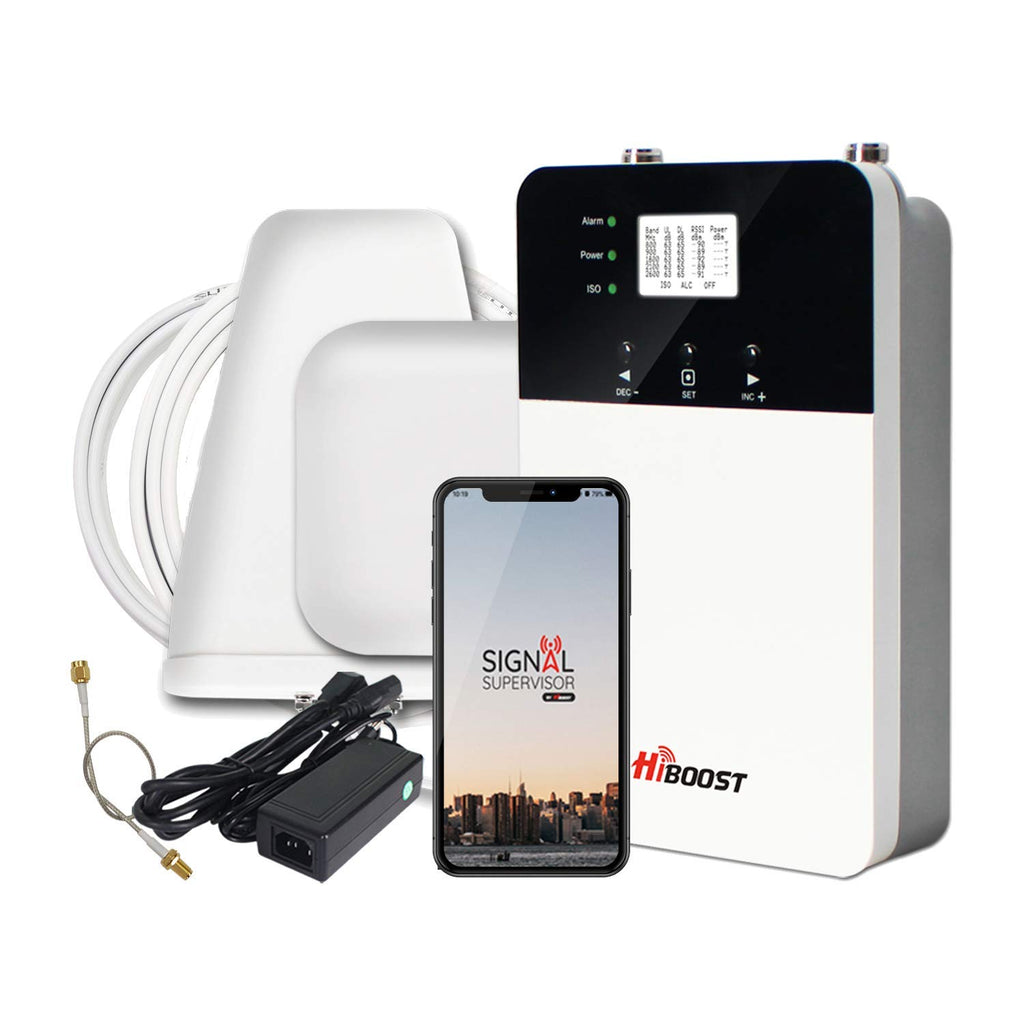 Cell Phone Signal Booster with 2 Indoor Antennas V22105
