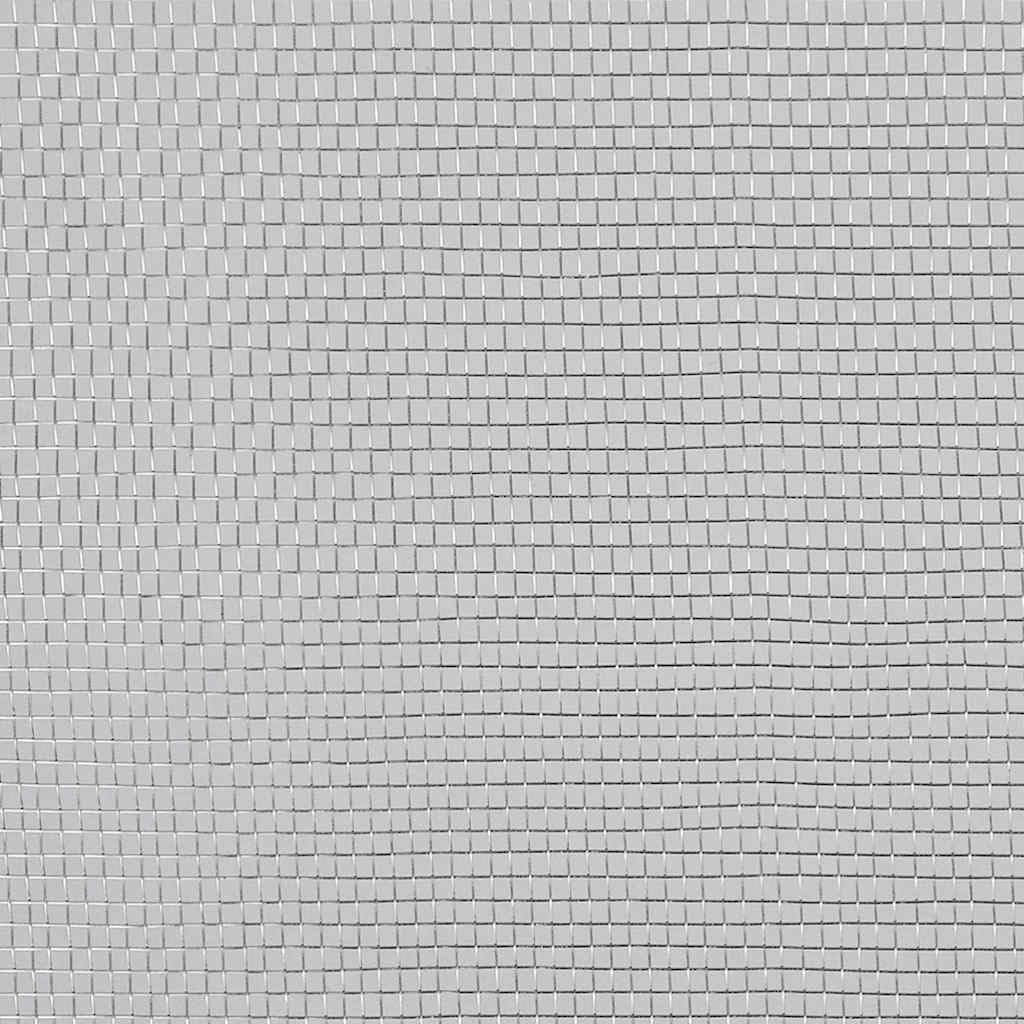 Aluminum Mesh 39.4x196.9 Inches Silver E194