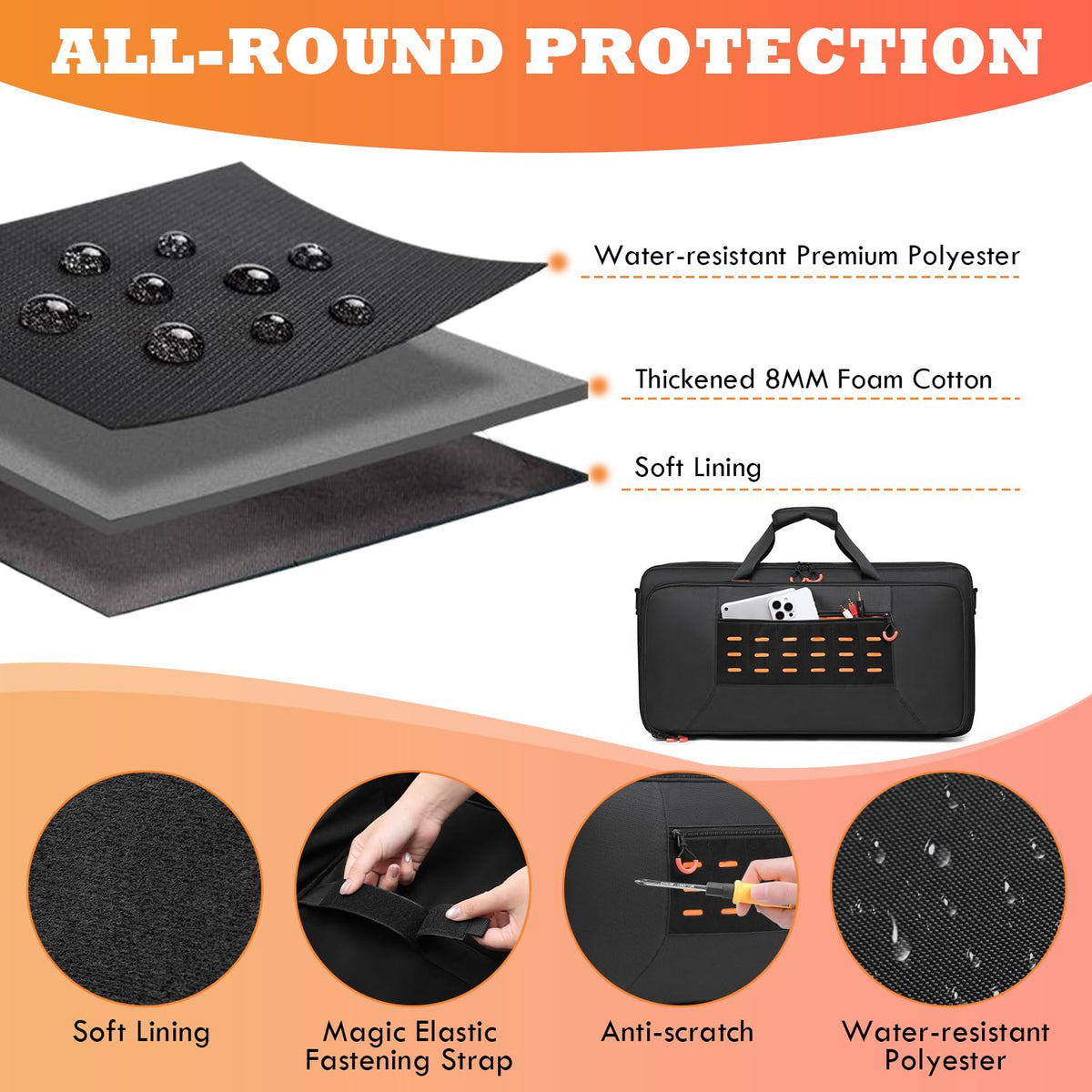 Carrying Bag for Guitar Multi-effects Pedal N3424