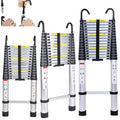 Aluminum Telescoping Extension Ladder 330 Lb Capacity H5926