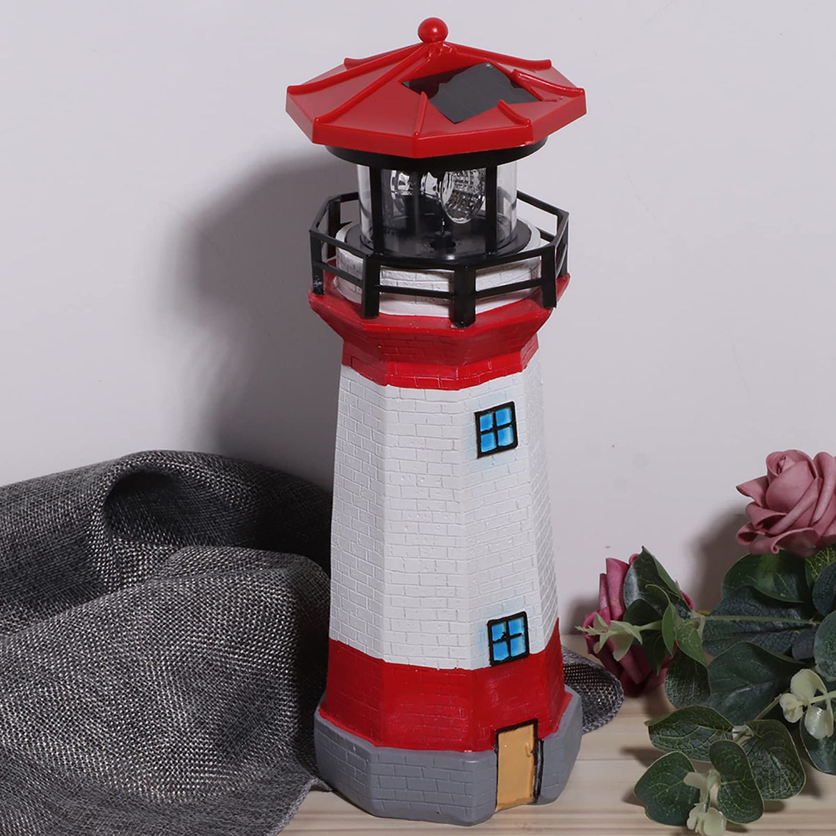 Solar Powered LED Lighthouse Z705