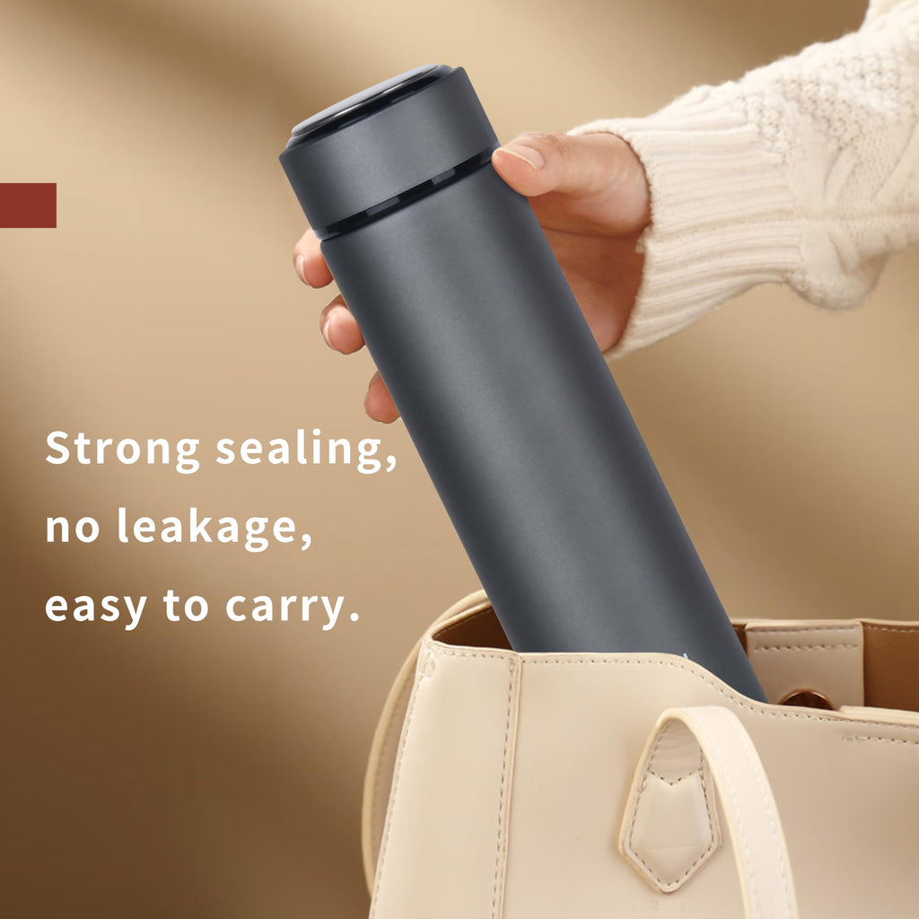 Vacuum Insulated 304 Stainless Steel Travel Mug with Lid 16 Oz Leak-Proof Tumbler U30851