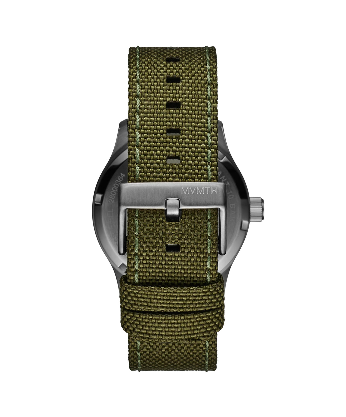 Men's 3 Hand Stainless Steel Nylon Strap Watch 41mm D3012
